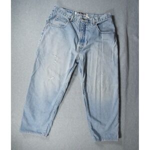 Vintage Anchor Blue Jeans Mens 36x25 Blue Denim Pants Beyond Baggy Grunge Y2K
